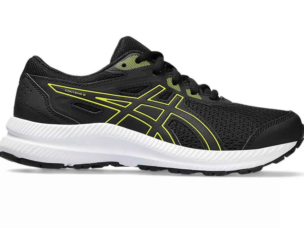 ASICS Hardloopschoenen | Hardlopen>CONTEND 8 GS Black/Bright Yellow