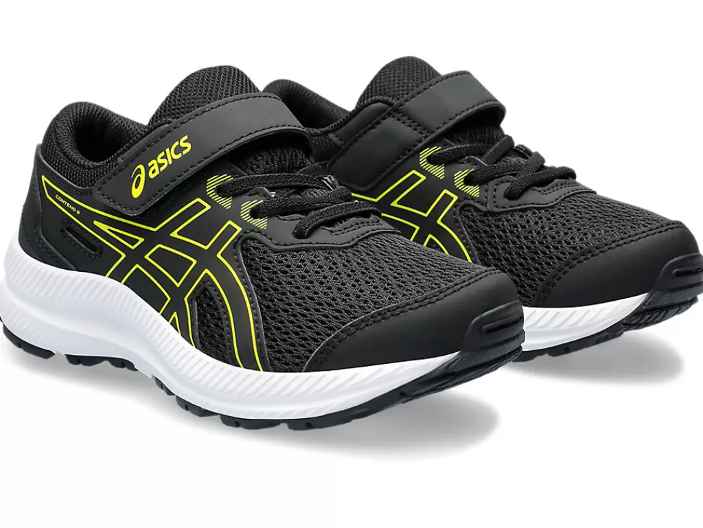 ASICS Hardloopschoenen | Hardlopen>CONTEND 8 PS Black/Bright Yellow