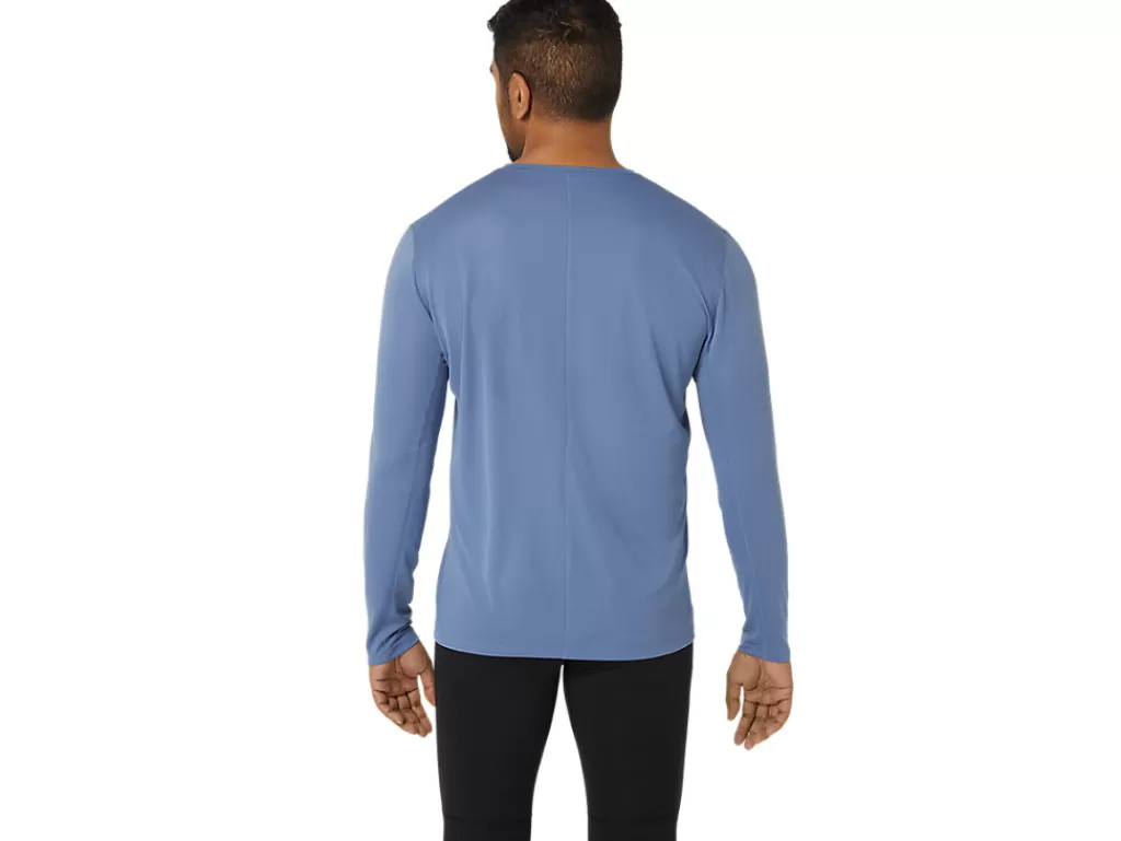 ASICS Kleding | Hardlopen>CORE LS TOP Denim Blue