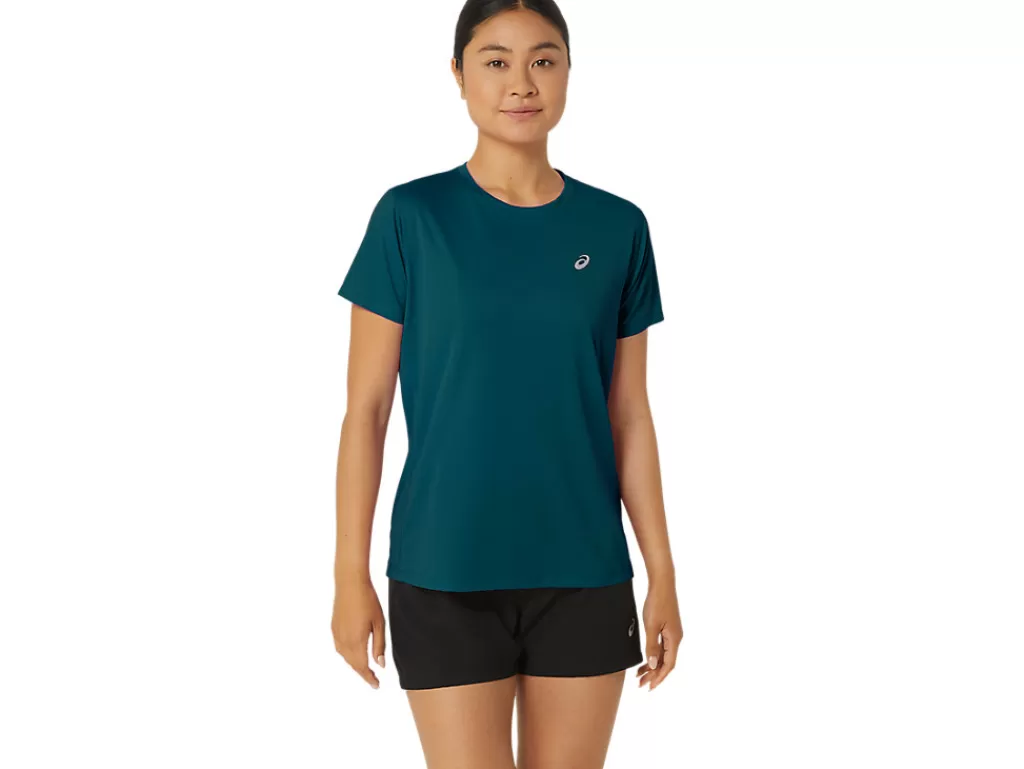 ASICS Kleding | Bovenkleding>CORE SS TOP Rich Teal