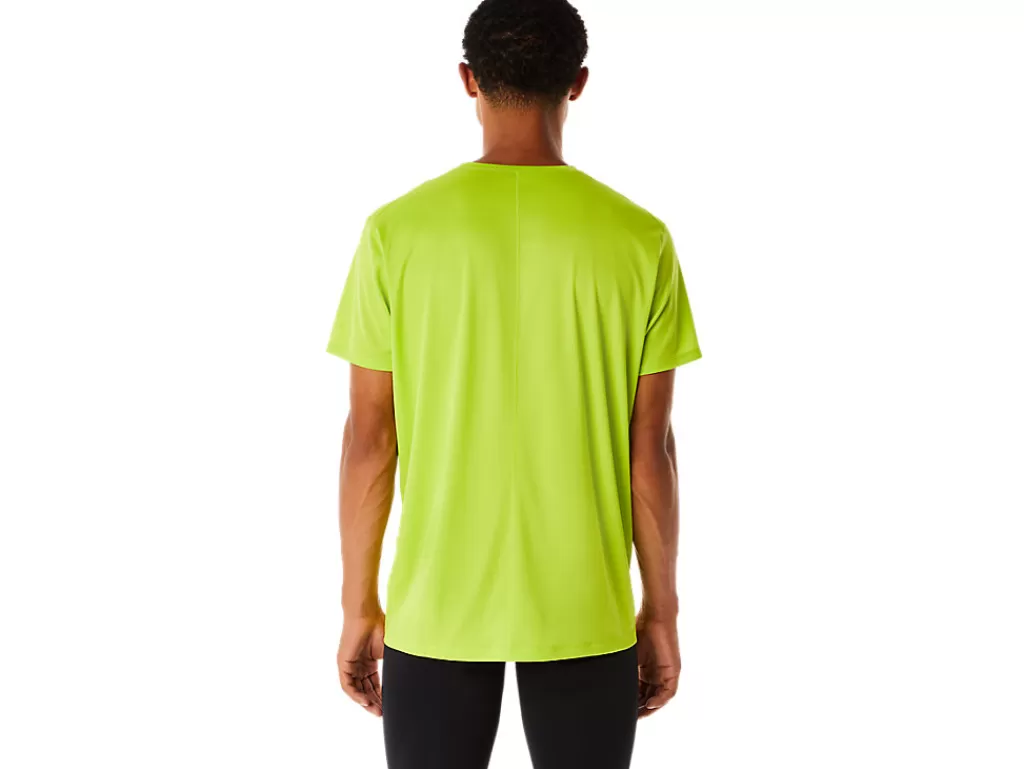 ASICS Kleding | Hardlopen>CORE SS TOP Lime Zest