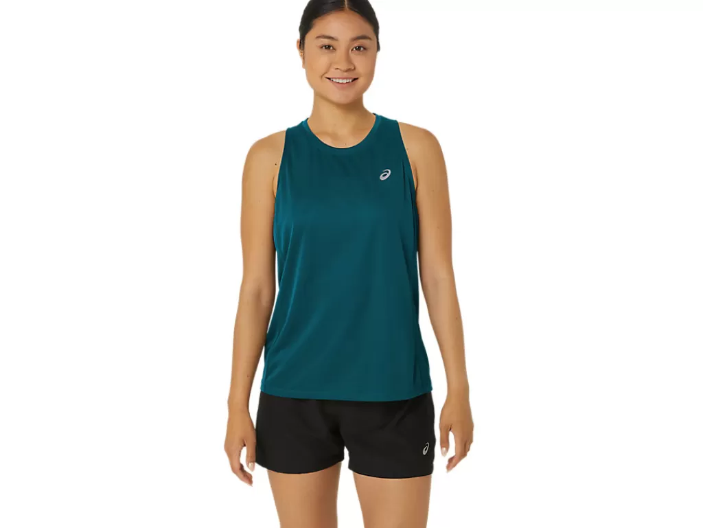 ASICS Kleding | Hardlopen>CORE TANK Rich Teal