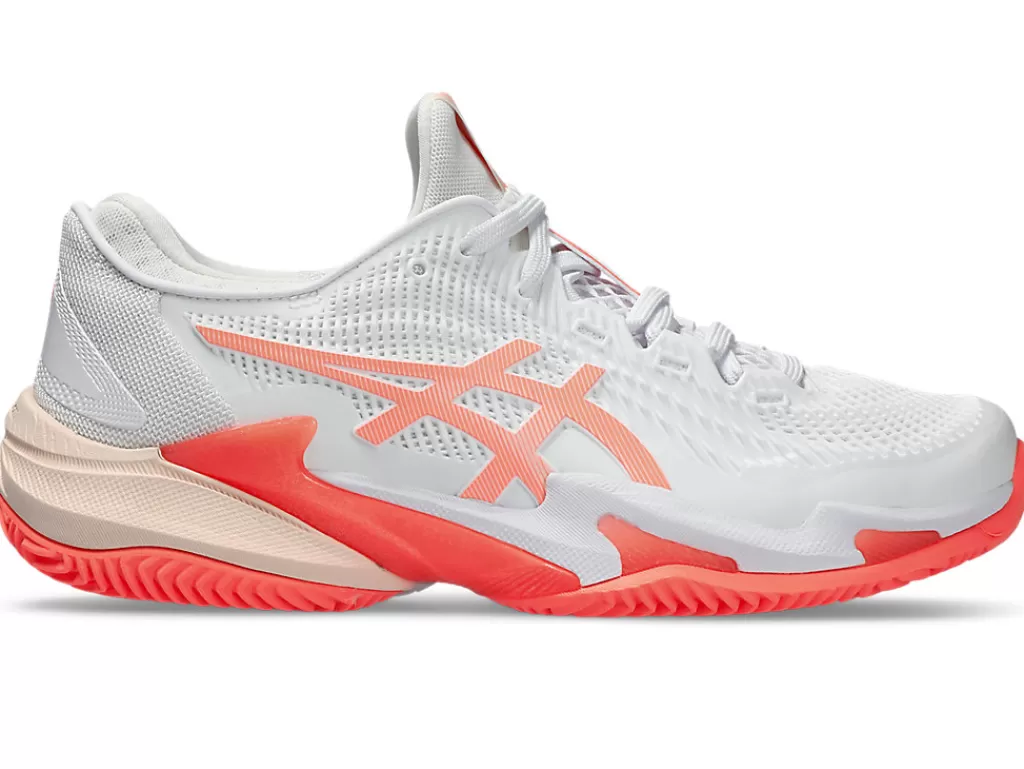 ASICS COURT FF™ | Tennisschoenen>COURT FF 3 CLAY White/Sun Coral