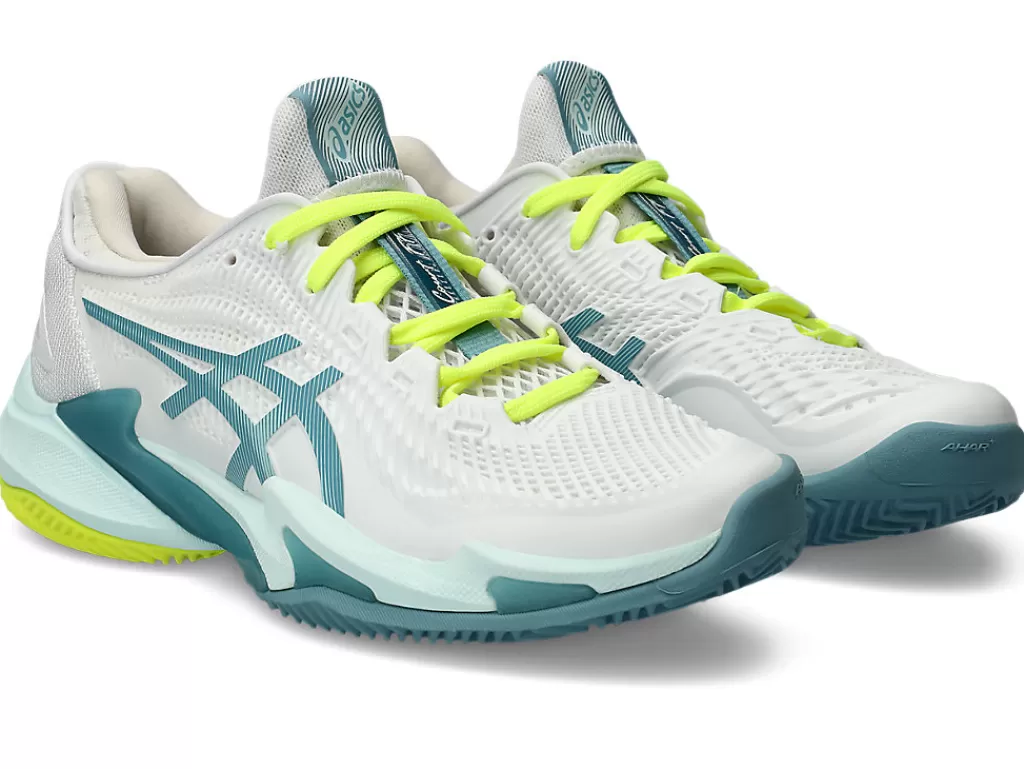 ASICS COURT FF™ | Tennisschoenen>COURT FF 3 CLAY White/Soothing Sea