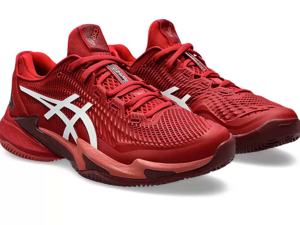 ASICS Tennisschoenen | COURT FF™>COURT FF 3 NOVAK CLAY Cranberry/White