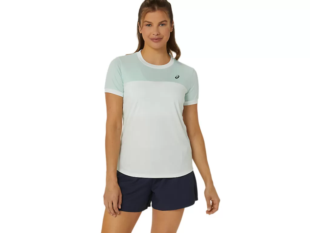 ASICS Kleding | Shirts met korte mouwen>COURT SS TOP Pale Mint/Pale Blue