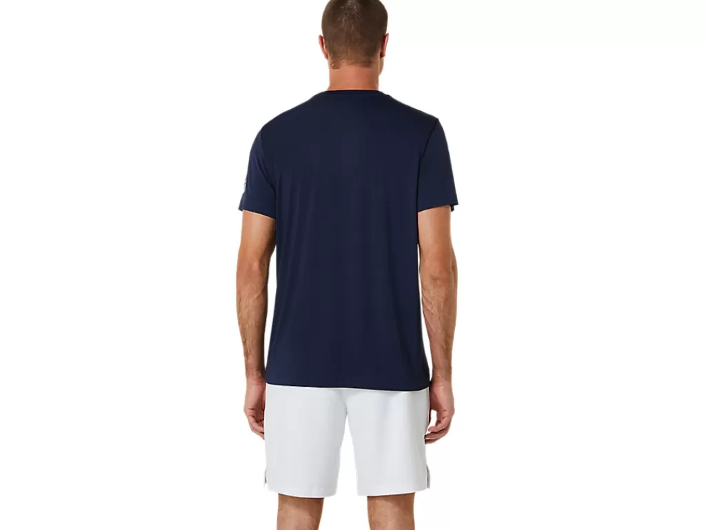 ASICS Kleding | Tennis>COURT TENNIS GRAPHIC TEE Midnight