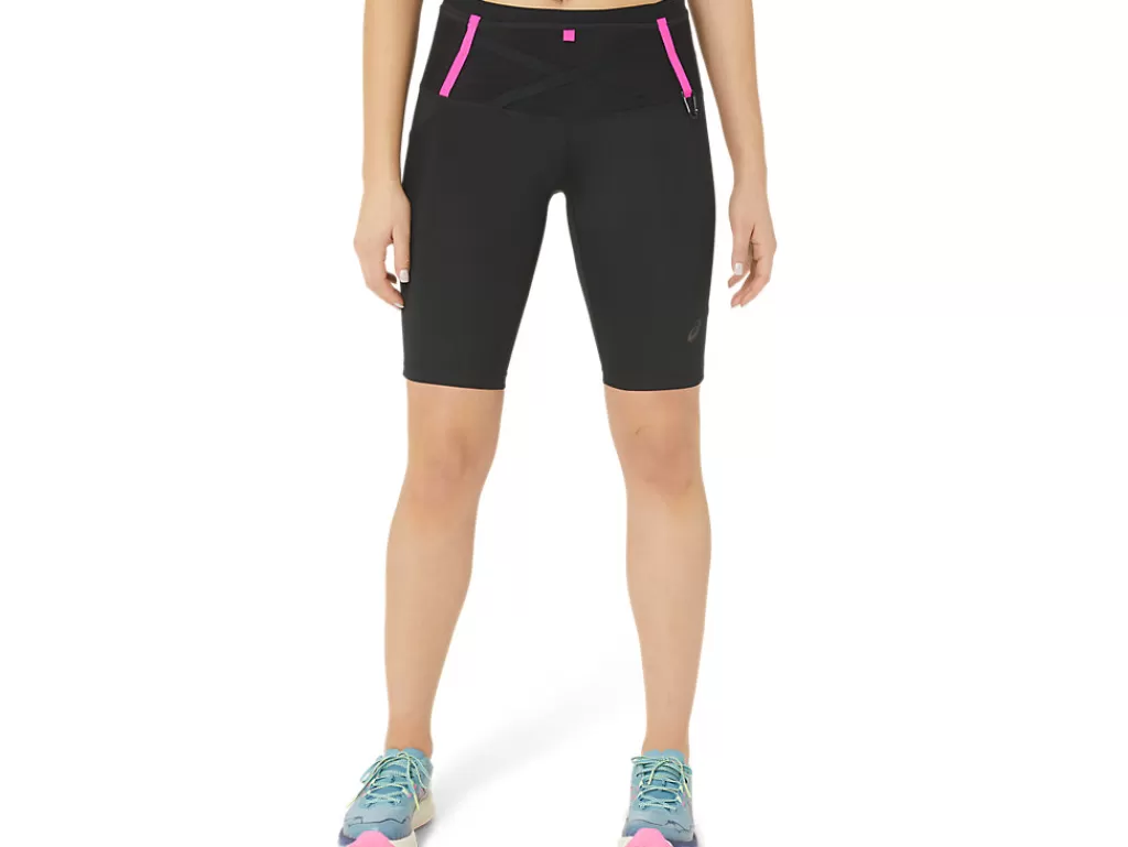 ASICS Kleding | Trail running>FUJITRAIL SPRINTER Performance Black/Pink Glo