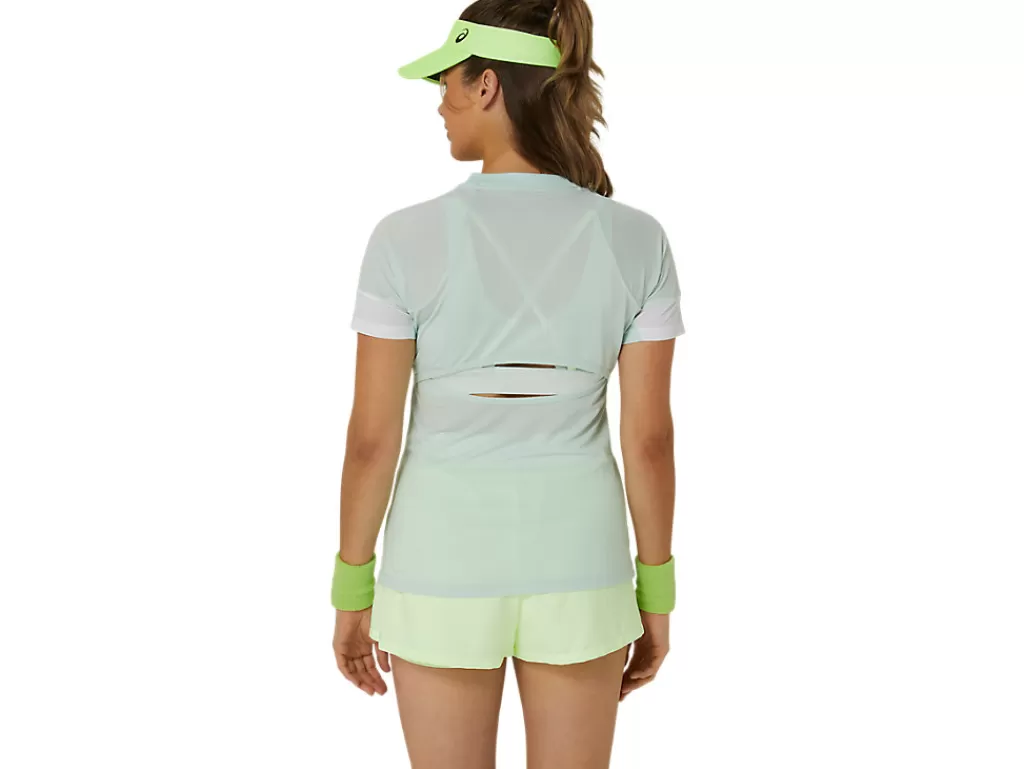 ASICS Kleding | Shirts met korte mouwen>GAME SS TOP Pale Blue