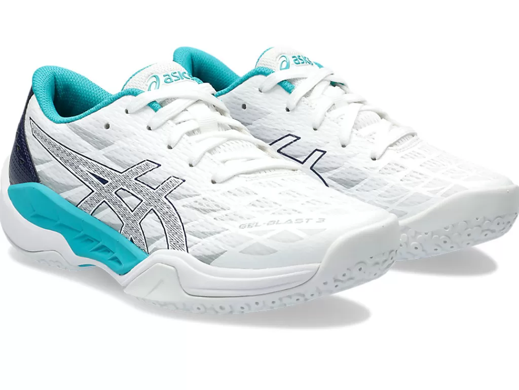 ASICS Netbal | Squash & badminton>GEL-BLAST GS White/Peacoat