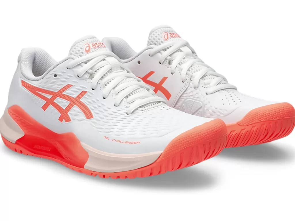 ASICS Tennisschoenen | Tennis>GEL-CHALLENGER 14 White/Sun Coral