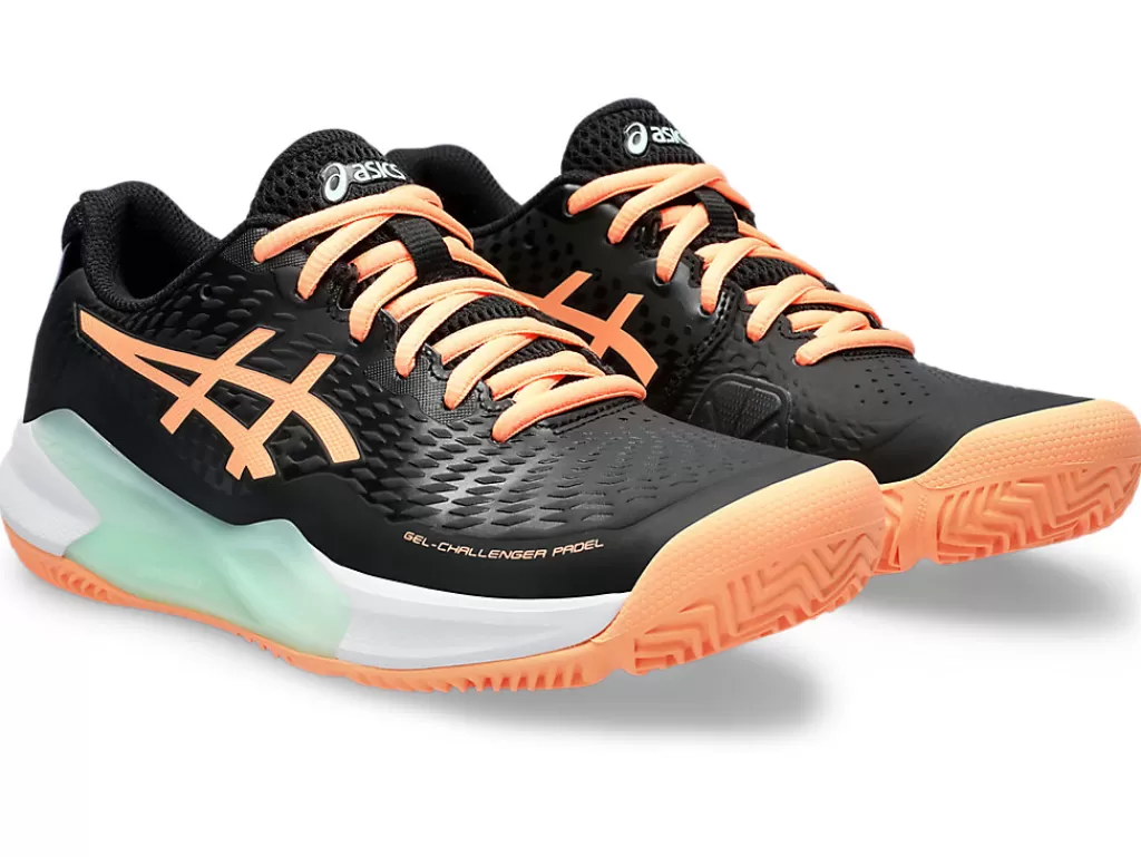 ASICS Padel | Padel>GEL-CHALLENGER 14 PADEL Black/Bright Sunstone