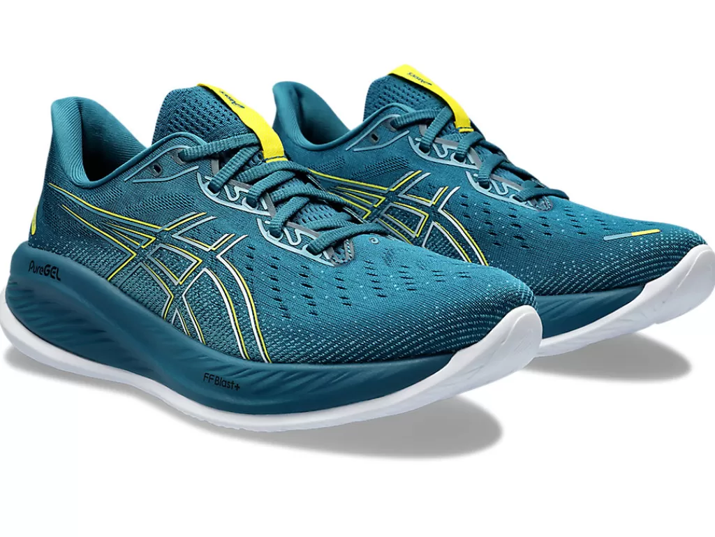 ASICS GEL-CUMULUS™ | Hardloopschoenen>GEL-CUMULUS 26 Evening Teal/Bright Yellow