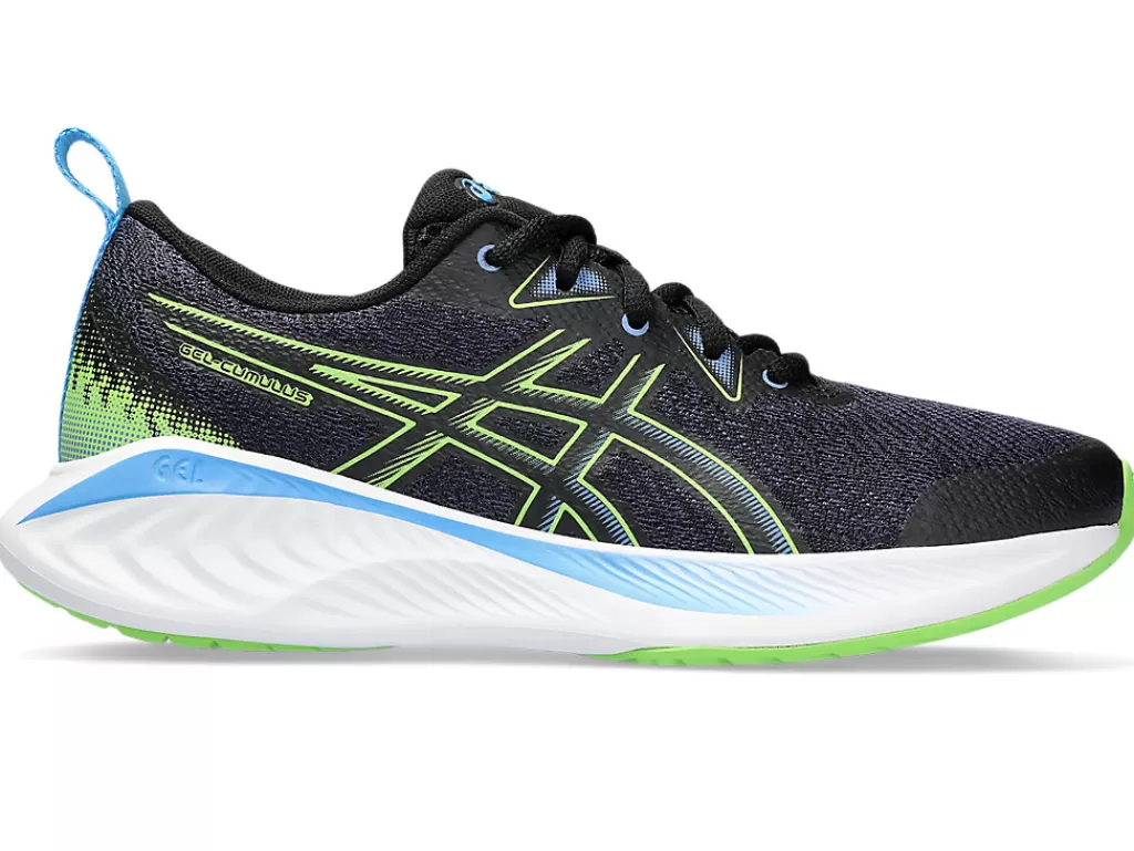 ASICS GEL-CUMULUS™ | Hardloopschoenen>GEL-CUMULUS 25 GS Black/Electric Lime