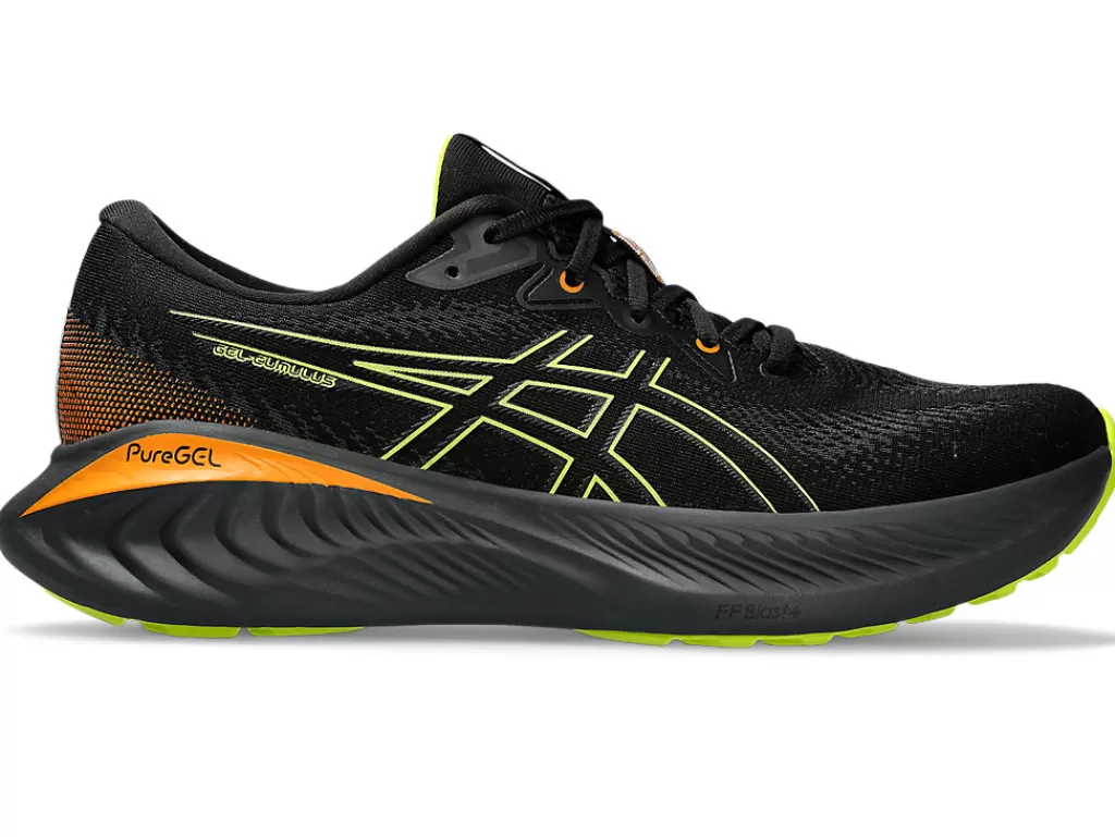 ASICS GEL-CUMULUS™ | Verder hardlopen - neutral>GEL-CUMULUS 25 GTX Black/Neon Lime