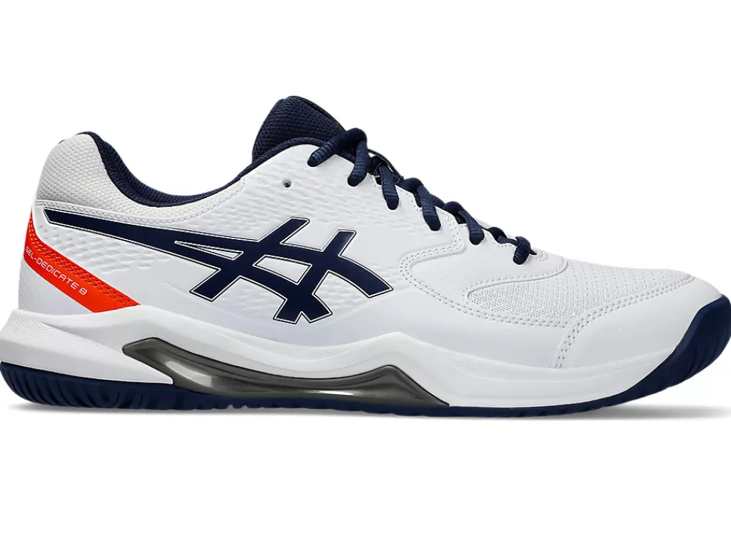 ASICS Tennisschoenen | Tennis>GEL-DEDICATE 8 White/Blue Expanse