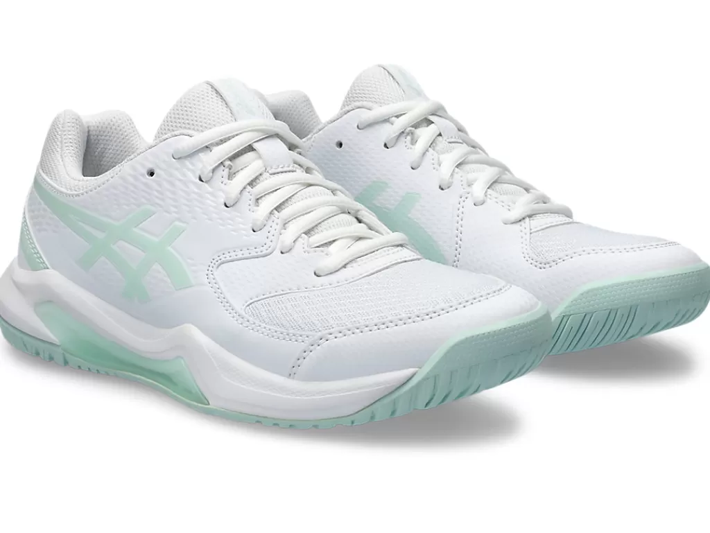 ASICS Tennisschoenen | Tennis>GEL-DEDICATE 8 White/Pale Blue