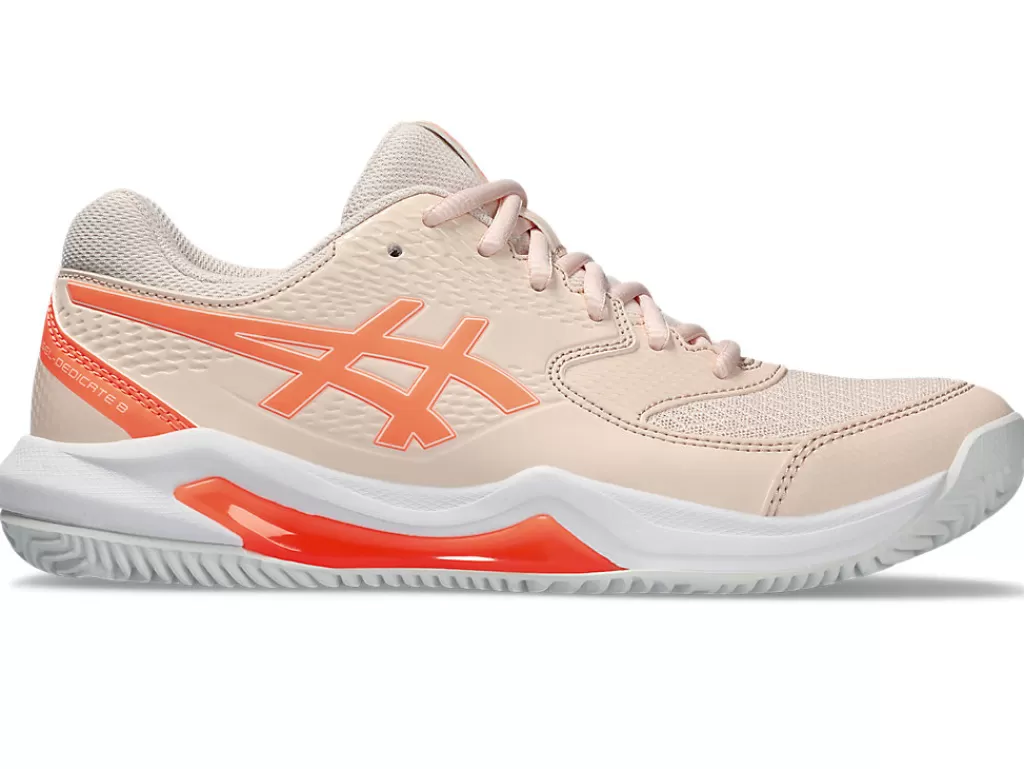 ASICS Tennisschoenen | Tennis>GEL-DEDICATE 8 CLAY Pearl Pink/Sun Coral