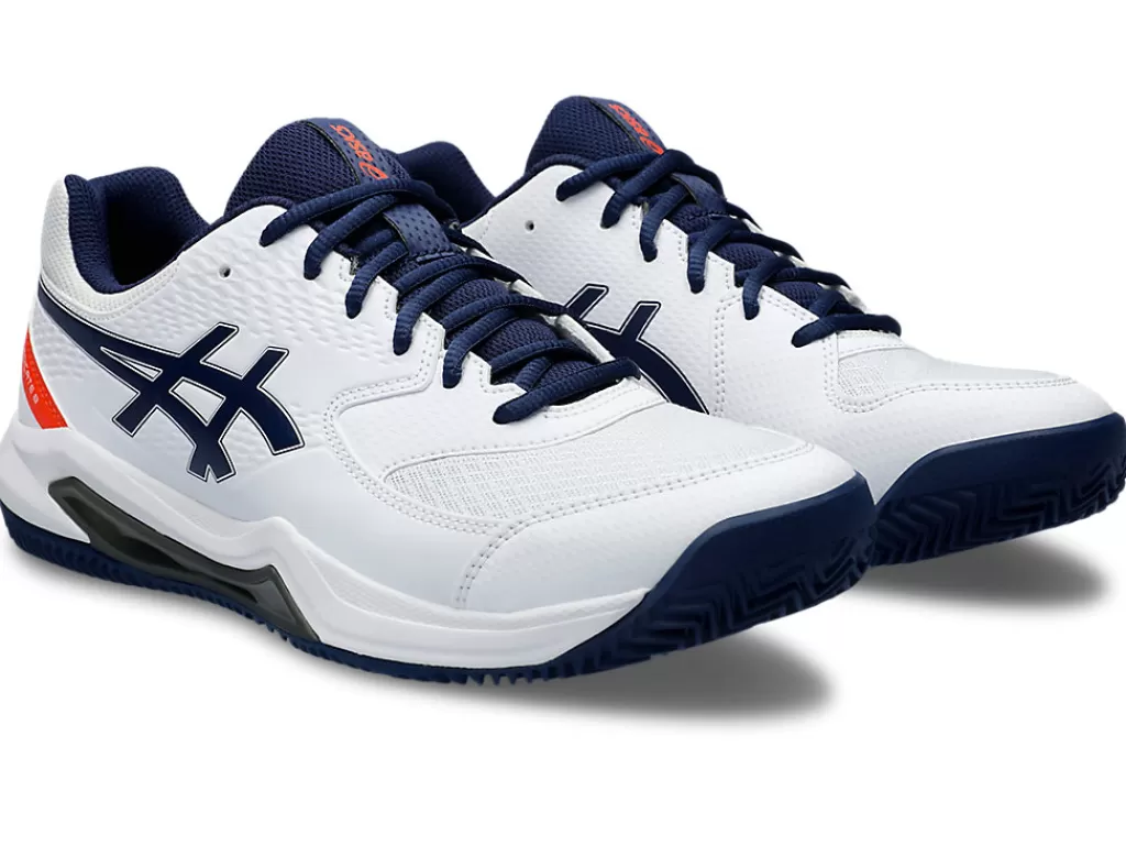 ASICS Tennisschoenen | Tennis>GEL-DEDICATE 8 CLAY White/Blue Expanse