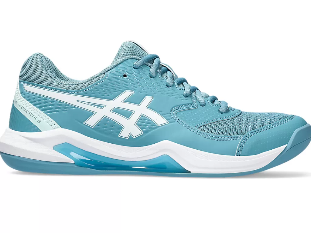 ASICS Tennisschoenen | Tennis>GEL-DEDICATE 8 INDOOR Gris Blue/White