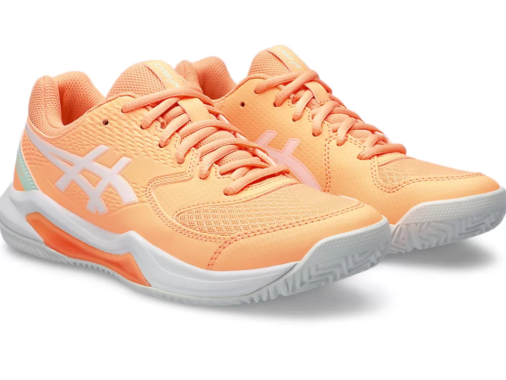 ASICS Padel | Padel>GEL-DEDICATE 8 PADEL Bright Sunstone/White