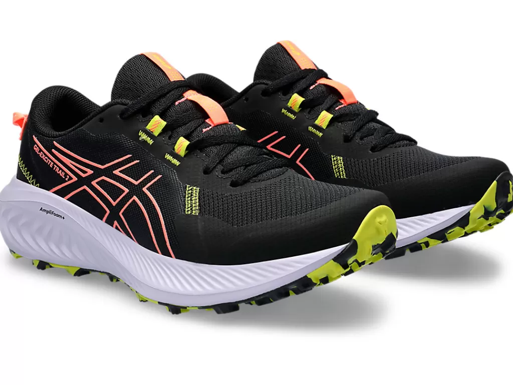 ASICS Trail running | Trailschoenen & wandelschoenen>GEL-EXCITE TRAIL 2 Black/Sun Coral