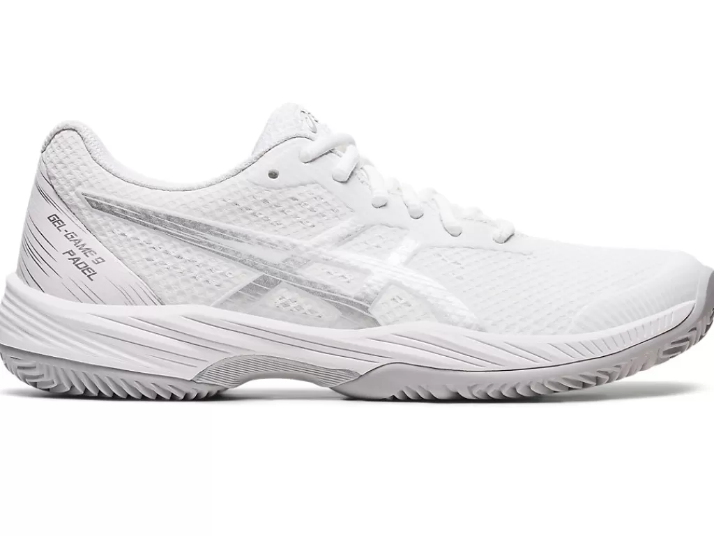 ASICS Padel | Padel>GEL-GAME 9 PADEL White/Pure Silver