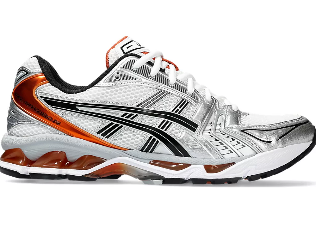 ASICS GEL-KAYANO™ 14 | Sportstyle>GEL-KAYANO 14 White/Piquant Orange