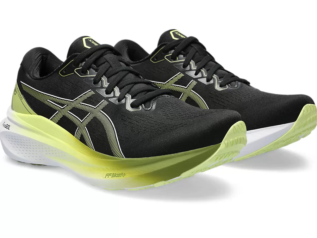 ASICS Run further (stability) | GEL-KAYANO™>GEL-KAYANO 30 Black/Glow Yellow