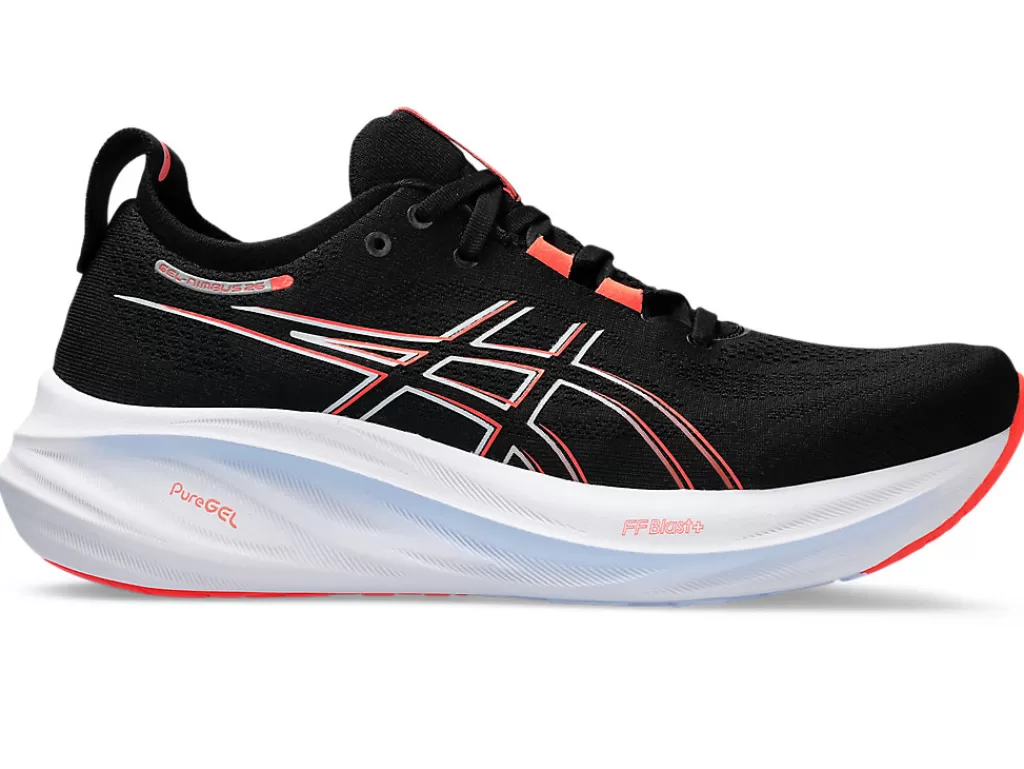 ASICS GEL-NIMBUS™ | Hardloopschoenen>GEL-NIMBUS 26 Black/True Red