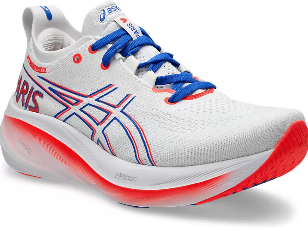 ASICS GEL-NIMBUS™ | Hardlopen>GEL-NIMBUS 26 White/Sunrise Red