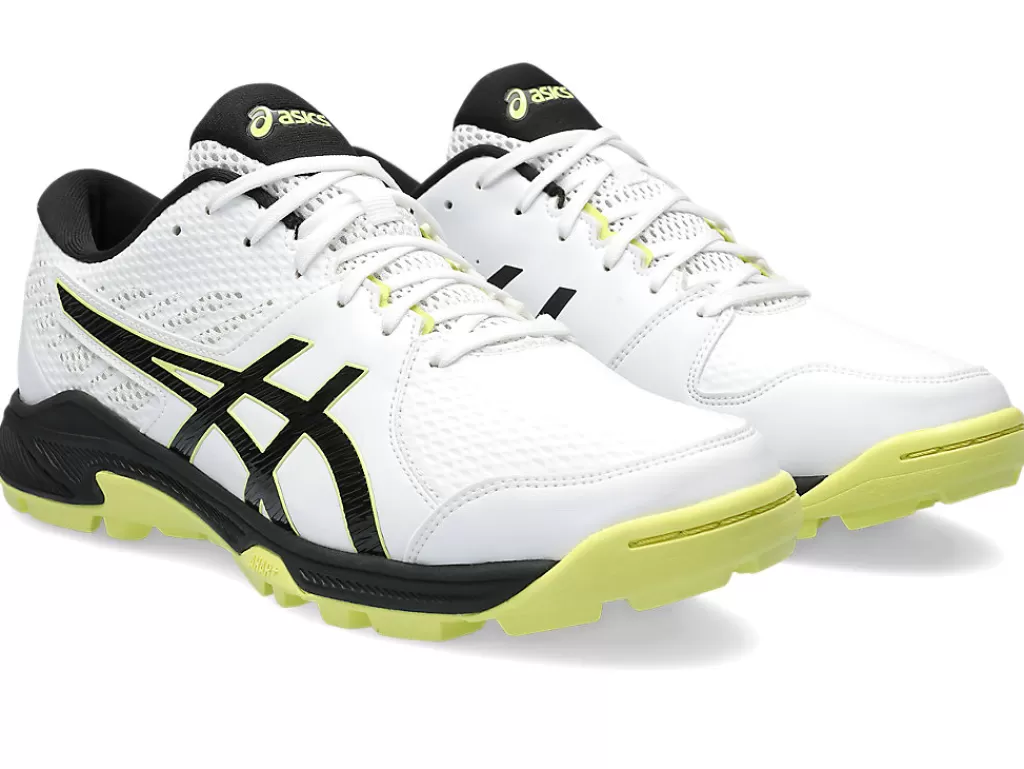 ASICS Hockey | Schoenen>GEL-PEAKE 2 White/Glow Yellow