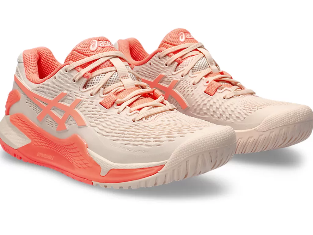 ASICS GEL-RESOLUTION™ | Tennisschoenen>GEL-RESOLUTION 9 Pearl Pink/Sun Coral