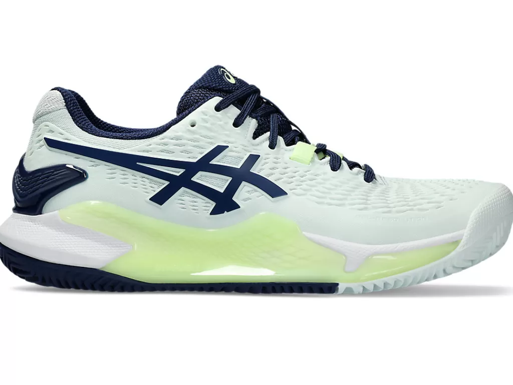 ASICS GEL-RESOLUTION™ | Tennisschoenen>GEL-RESOLUTION 9 CLAY Pale Mint/Blue Expanse