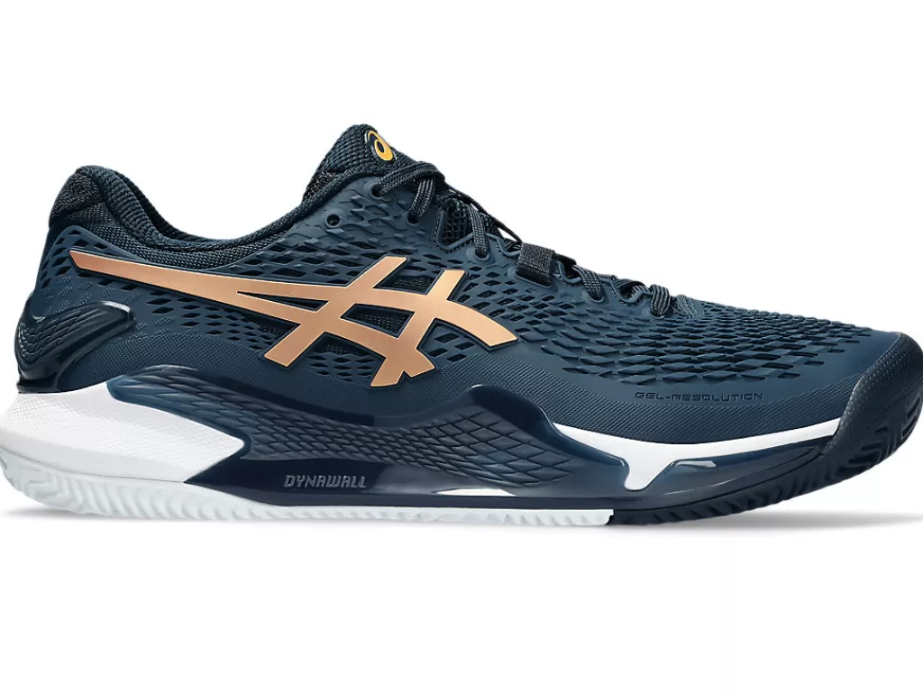 ASICS GEL-RESOLUTION™ | Tennisschoenen>GEL-RESOLUTION 9 CLAY French Blue/Pure Gold