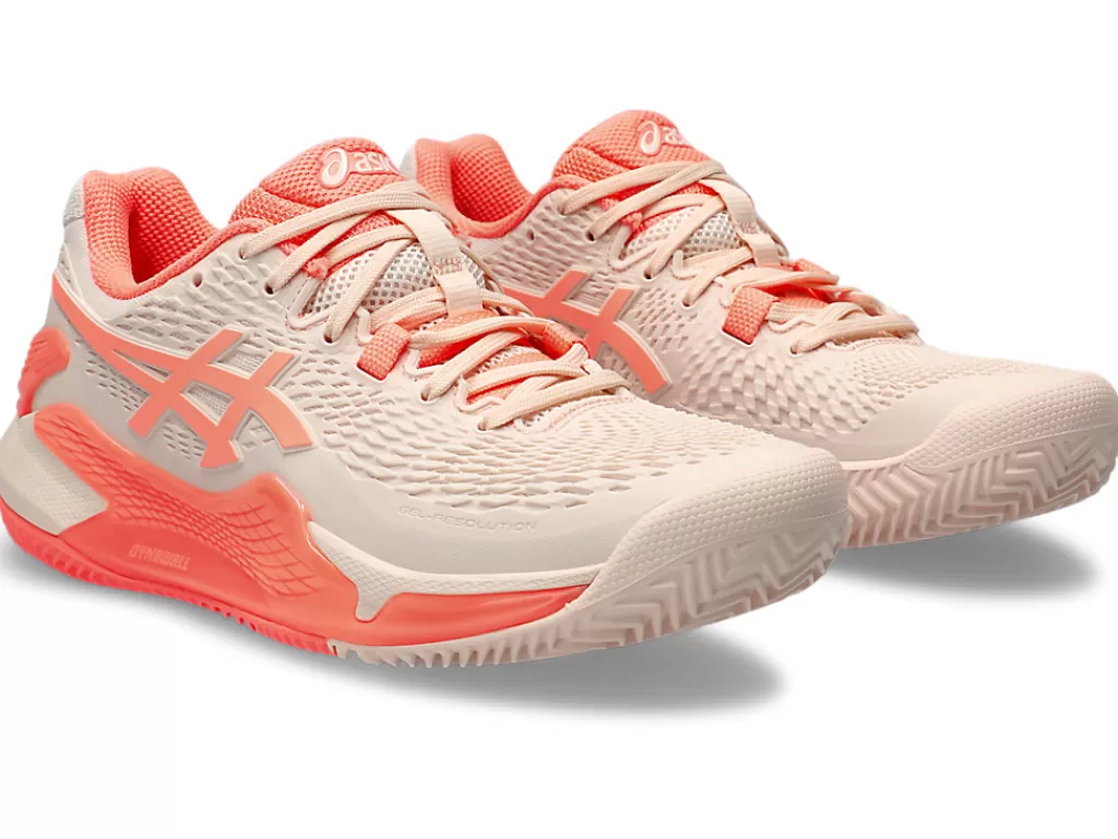 ASICS GEL-RESOLUTION™ | Tennisschoenen>GEL-RESOLUTION 9 CLAY Pearl Pink/Sun Coral