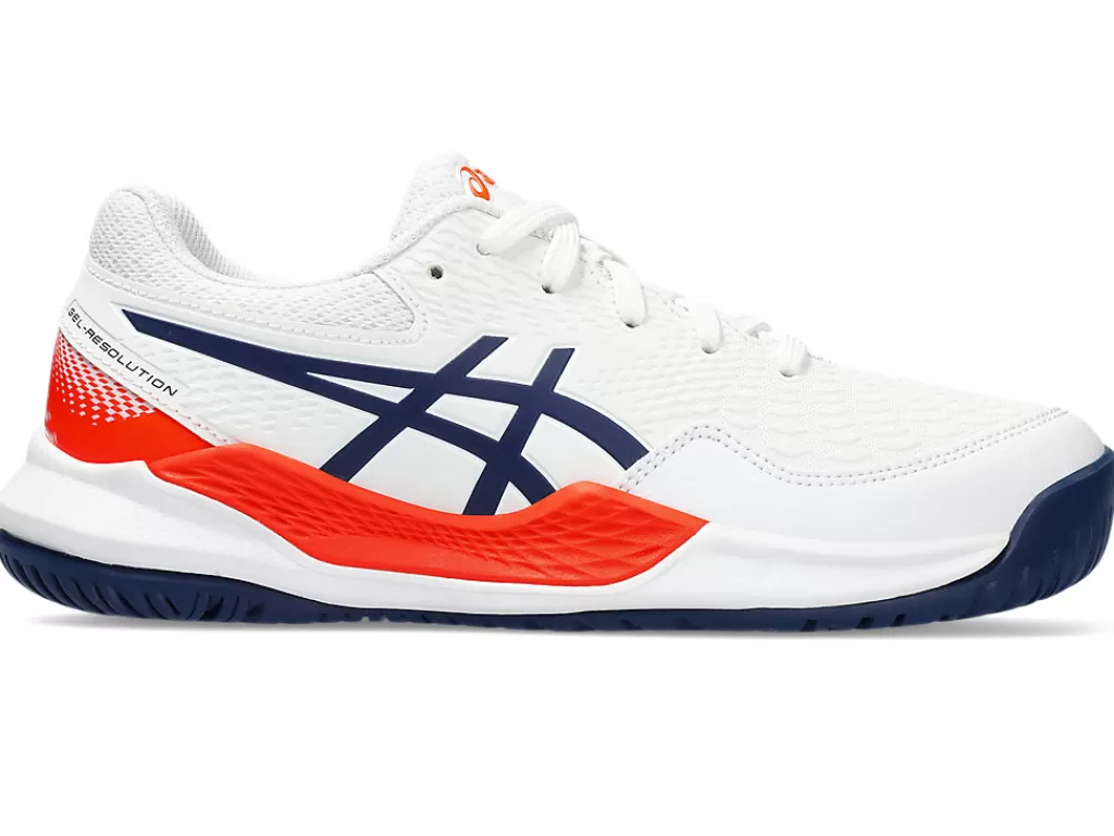 ASICS GEL-RESOLUTION™ | Tennisschoenen>GEL-RESOLUTION 9 GS White/Blue Expanse