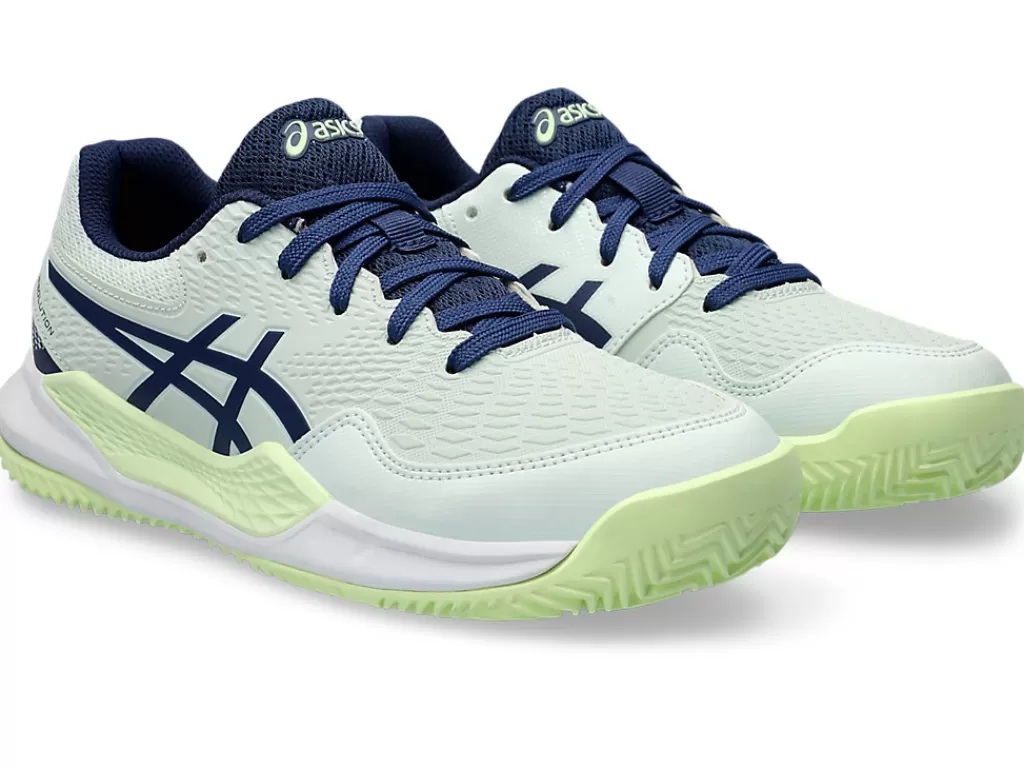 ASICS GEL-RESOLUTION™ | Tennisschoenen>GEL-RESOLUTION 9 GS CLAY Pale Mint/Blue Expanse