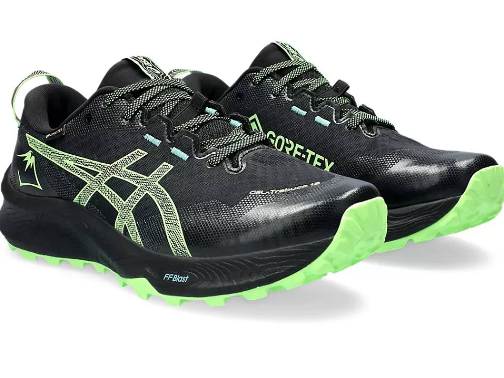 ASICS GEL-TRABUCO™ | Trail running>GEL-TRABUCO 12 GTX Black/Illuminate Green