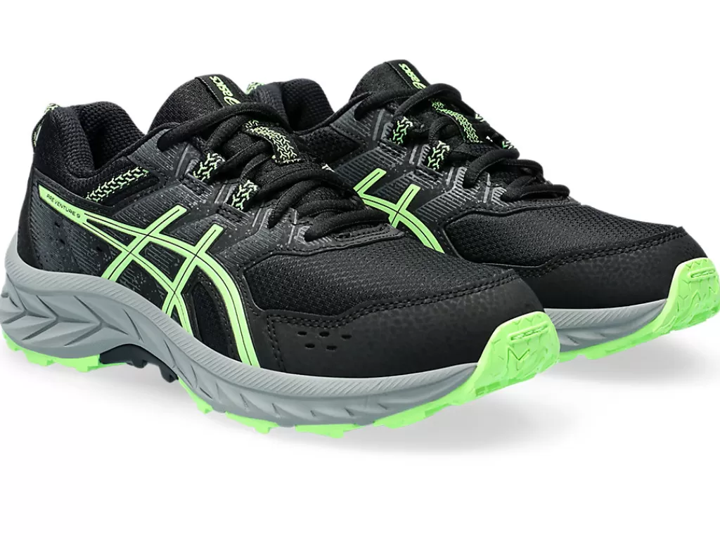 ASICS GEL-VENTURE™ | Trail running>GEL-VENTURE 9 GS Black/Illuminate Green