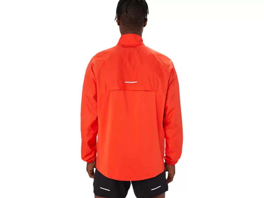 ASICS Kleding | Hardlopen>ICON JACKET True Red/Sunrise Red