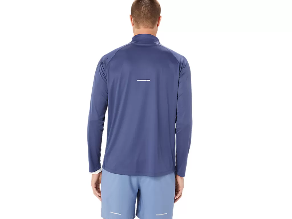 ASICS Kleding | Hardlopen>ICON LS 1/2 ZIP Thunder Blue/Midnight