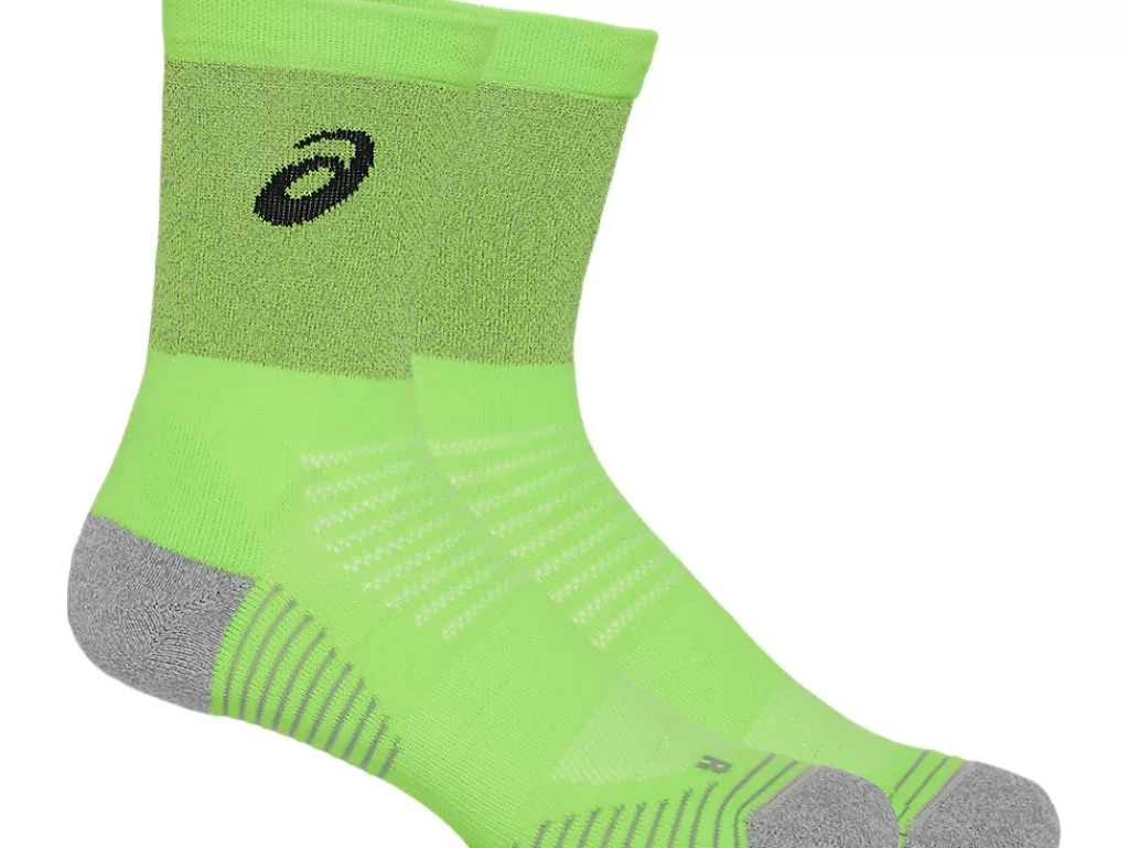 ASICS Hardlopen | Sokken>LITE-SHOW RUN CREW SOCK Lime Burst