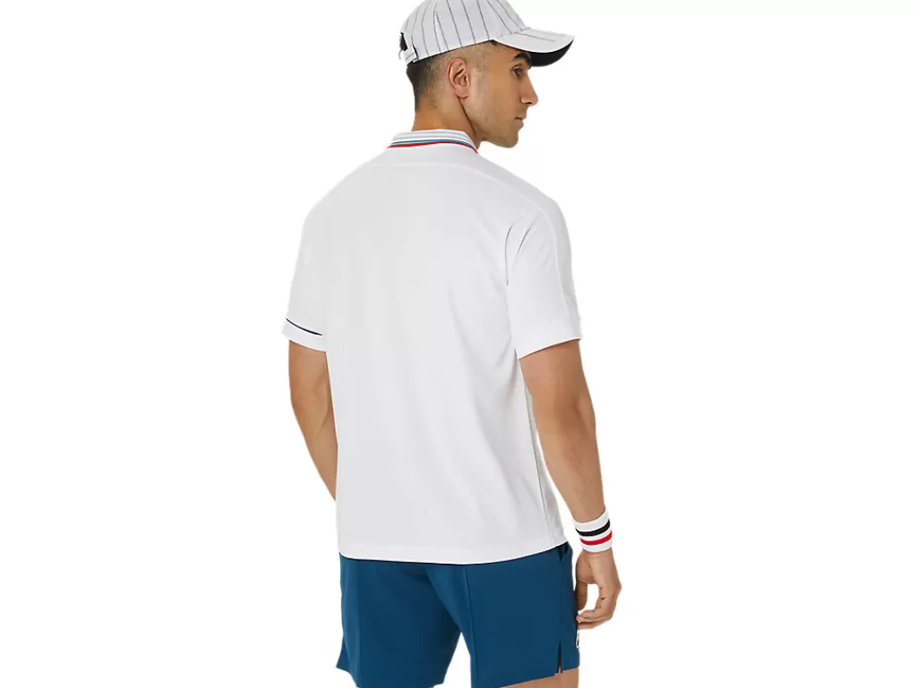 ASICS Kleding | Shirts met korte mouwen>MEN CLASSIC POLO-SHIRT Brilliant White