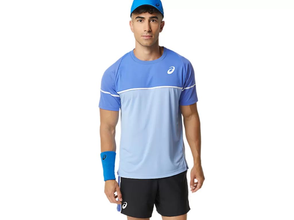 ASICS Kleding | Shirts met korte mouwen>MEN GAME SS TOP Sapphire