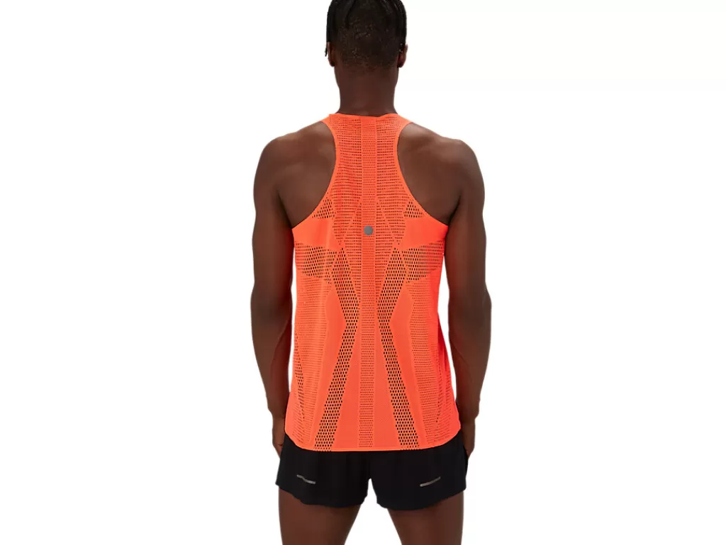 ASICS Hardlopen | Kleding>METARUN SINGLET Sunrise Red