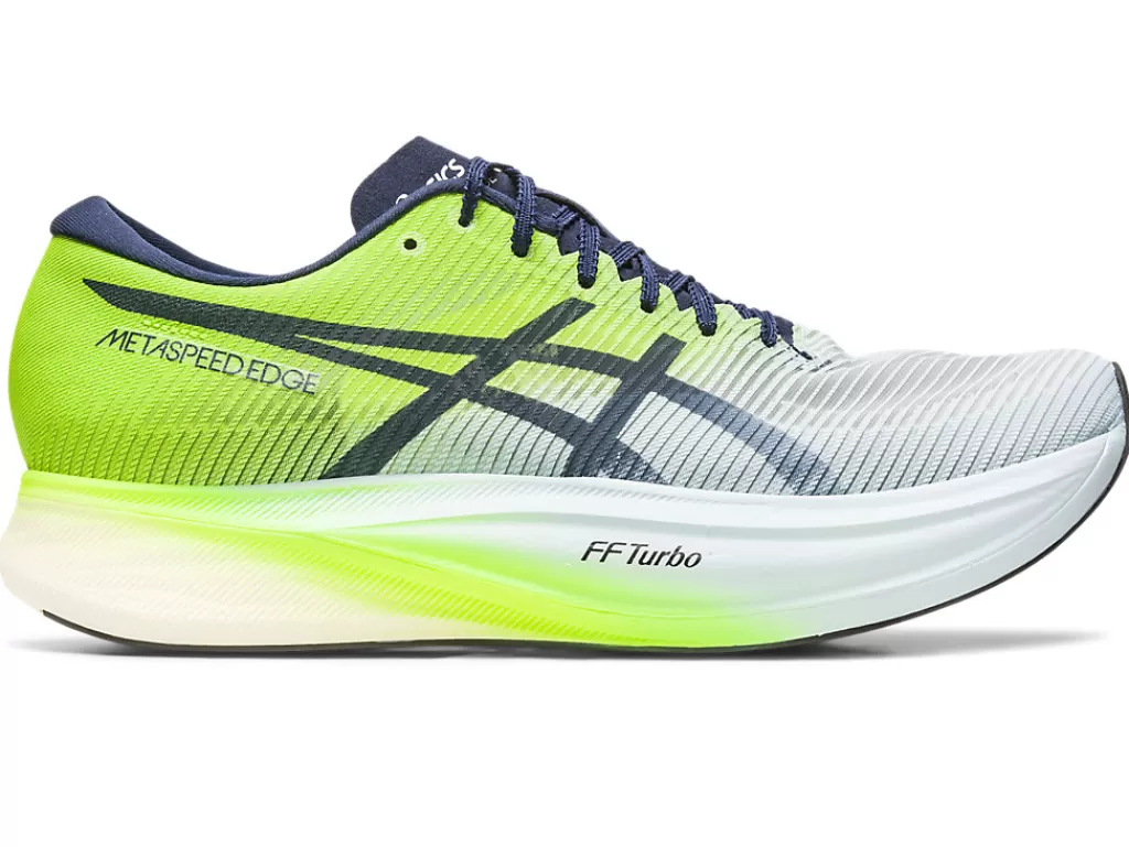 ASICS Run faster | METASPEED™>METASPEED EDGE+ Sky/Hazard Green