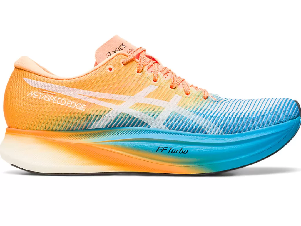 ASICS Run faster | METASPEED™>METASPEED EDGE+ Island Blue/Orange Pop