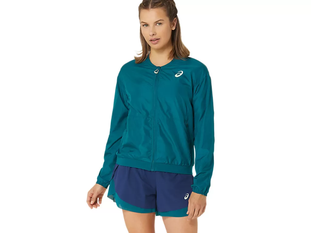 ASICS Kleding | Jassen en vesten>NAGINO TENNIS BOMBER JACKET Rich Teal