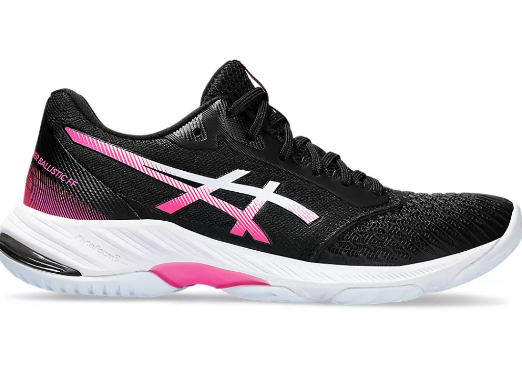 ASICS Netbal | Squash & badminton>NETBURNER BALLISTIC FF 3 Black/Hot Pink